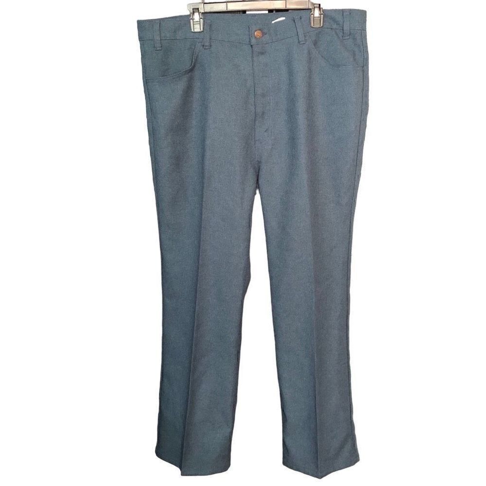 Vintage Levi's Pants Men’s Size 42 Blue Dacron® Polyester Retro Skate Park Disco